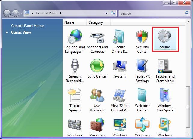 how to enable sound in windows xp