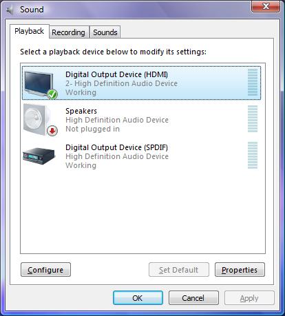 Enable Audio Over DVI and HDMI in Windows XP or Windows Vista Digiex