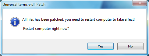 Termsrv Patch Windows 7