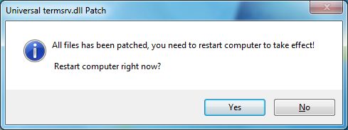 termsrv patch windows 7